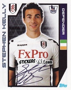Sticker Stephen Kelly - Premier League Inglese 2011-2012 - Topps