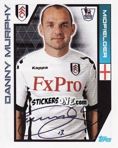 Sticker Danny Murphy - Premier League Inglese 2011-2012 - Topps