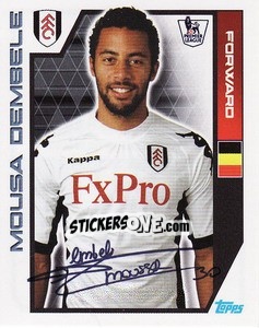 Sticker Mousa Dembele - Premier League Inglese 2011-2012 n. 154 - Topps