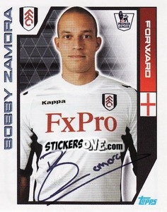Sticker Bobby Zamora - Premier League Inglese 2011-2012 n. 156 - Topps