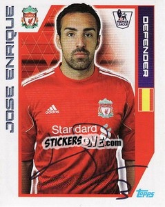 Sticker Jose Enrique - Premier League Inglese 2011-2012 n. 164 - Topps