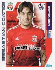 Figurina Sebastian Coates - Premier League Inglese 2011-2012 - Topps