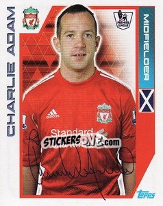 Sticker Charlie Adam - Premier League Inglese 2011-2012 n. 173 - Topps