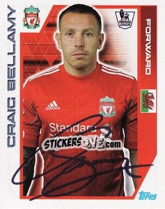 Sticker Craig Bellamy - Premier League Inglese 2011-2012 n. 175 - Topps