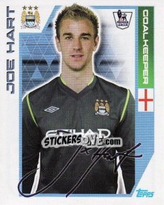 Figurina Joe Hart - Premier League Inglese 2011-2012 - Topps