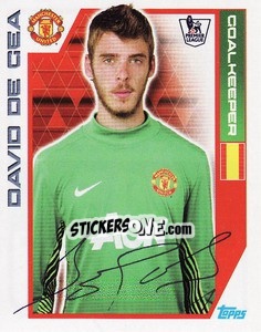 Sticker David de Gea - Premier League Inglese 2011-2012 - Topps