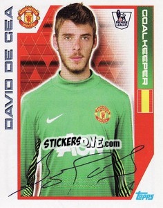 Cromo David de Gea - Premier League Inglese 2011-2012 - Topps