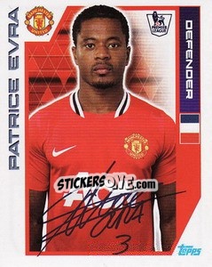 Sticker Patrice Evra - Premier League Inglese 2011-2012 n. 206 - Topps