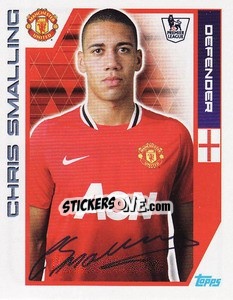 Sticker Chris Smalling - Premier League Inglese 2011-2012 n. 208 - Topps
