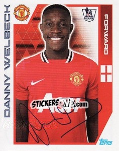 Sticker Danny Welbeck - Premier League Inglese 2011-2012 n. 219 - Topps