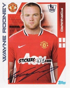 Sticker Wayne Rooney - Premier League Inglese 2011-2012 n. 222 - Topps