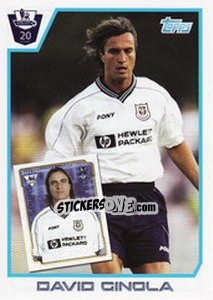 Sticker David Ginola - Premier League Inglese 2011-2012 - Topps