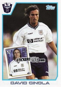 Sticker David Ginola - Premier League Inglese 2011-2012 n. 229 - Topps