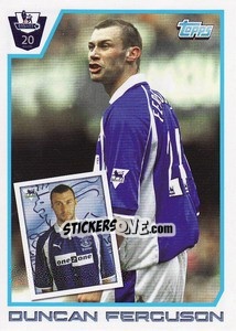 Figurina Duncan Ferguson - Premier League Inglese 2011-2012 - Topps