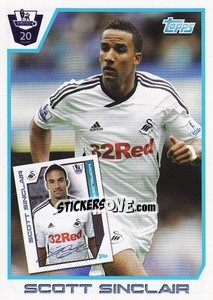 Sticker Scott Sinclair - Premier League Inglese 2011-2012 n. 233 - Topps