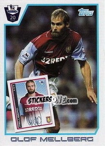 Sticker Olof Mellberg - Premier League Inglese 2011-2012 n. 237 - Topps