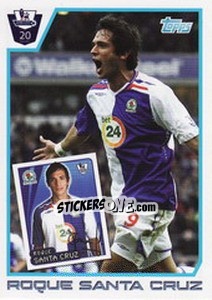 Figurina Roque Santa Cruz - Premier League Inglese 2011-2012 - Topps