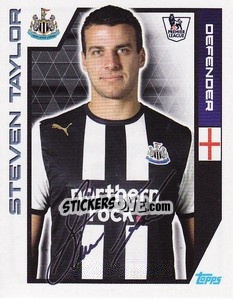 Cromo Steven Taylor - Premier League Inglese 2011-2012 - Topps