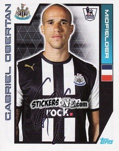 Sticker Gabriel Obertan - Premier League Inglese 2011-2012 - Topps