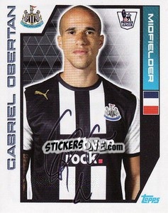 Sticker Gabriel Obertan - Premier League Inglese 2011-2012 n. 258 - Topps