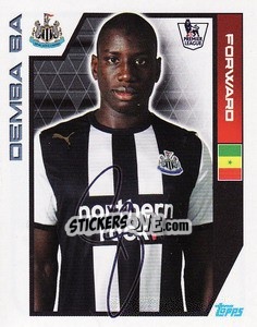 Sticker Demba Ba - Premier League Inglese 2011-2012 n. 262 - Topps