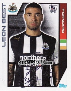 Sticker Leon Best - Premier League Inglese 2011-2012 - Topps