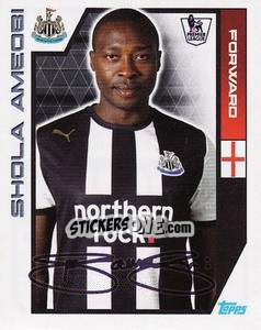 Sticker Shola Ameobi - Premier League Inglese 2011-2012 - Topps