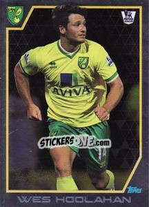 Sticker Star Player - Wes Hoolahan - Premier League Inglese 2011-2012 - Topps