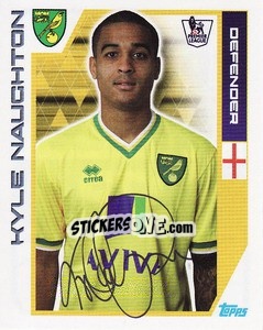 Sticker Kyle Naughton - Premier League Inglese 2011-2012 n. 272 - Topps