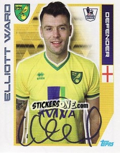 Sticker Elliott Ward - Premier League Inglese 2011-2012 n. 273 - Topps