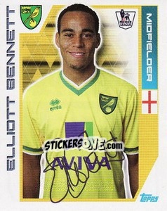Sticker Elliott Bennett - Premier League Inglese 2011-2012 n. 279 - Topps