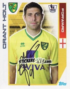 Figurina Grant Holt - Premier League Inglese 2011-2012 - Topps