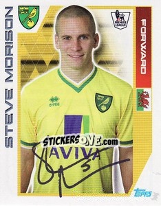 Sticker Steve Morison - Premier League Inglese 2011-2012 n. 284 - Topps