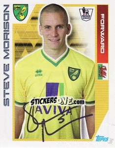 Cromo Steve Morison - Premier League Inglese 2011-2012 - Topps