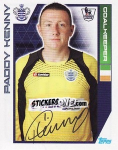 Figurina Paddy Kenny - Premier League Inglese 2011-2012 - Topps