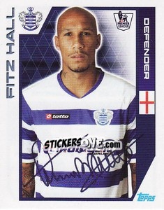 Figurina Fitz Hall - Premier League Inglese 2011-2012 - Topps