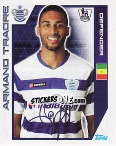 Sticker Armand Traore - Premier League Inglese 2011-2012 - Topps