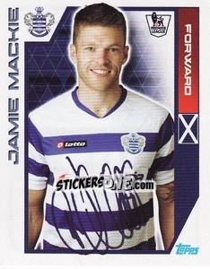 Sticker Jamie Mackie - Premier League Inglese 2011-2012 n. 304 - Topps