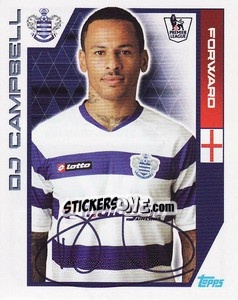 Figurina DJ Campbell - Premier League Inglese 2011-2012 - Topps