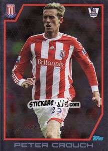 Figurina Star Player - Peter Crouch - Premier League Inglese 2011-2012 - Topps