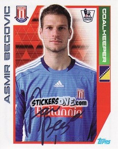 Sticker Asmir Begovic - Premier League Inglese 2011-2012 n. 313 - Topps