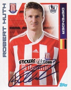 Sticker Robert Huth - Premier League Inglese 2011-2012 n. 314 - Topps