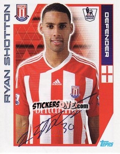 Sticker Ryan Shotton - Premier League Inglese 2011-2012 n. 316 - Topps