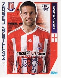 Sticker Matthew Upson - Premier League Inglese 2011-2012 - Topps