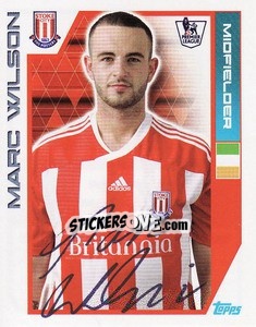 Sticker Marc Wilson - Premier League Inglese 2011-2012 n. 322 - Topps