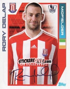Sticker Rory Delap - Premier League Inglese 2011-2012 n. 324 - Topps