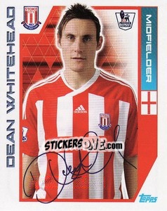 Figurina Dean Whitehead - Premier League Inglese 2011-2012 - Topps