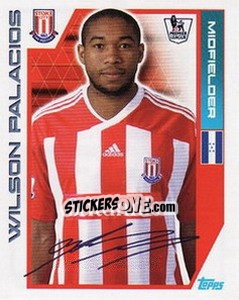 Sticker Wilson Palacios - Premier League Inglese 2011-2012 - Topps