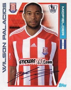 Sticker Wilson Palacios - Premier League Inglese 2011-2012 n. 326 - Topps