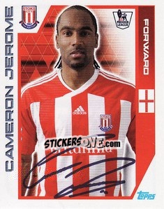 Sticker Cameron Jerome - Premier League Inglese 2011-2012 n. 327 - Topps